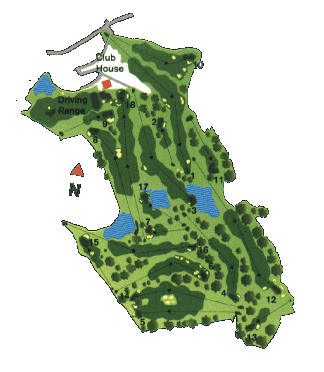 Amarante Golf Course - plan