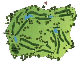 Aroeira Golf Course - plan