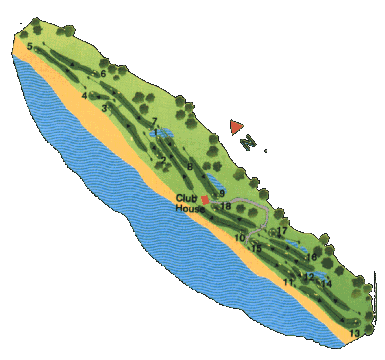 Plan of Estela golf course