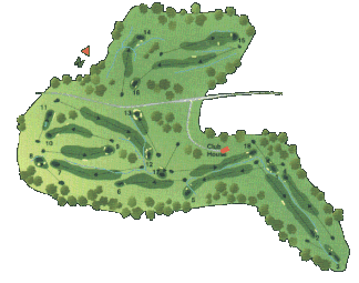 Lisbon Sports Club golf course - map