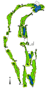 Palmela Village Golf Course - map