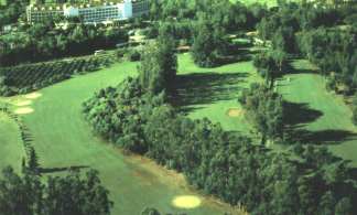 Golf on the Penina golf course in the Western Algarve in Portugal