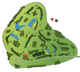 Quinta do Peru Golf Course - plan