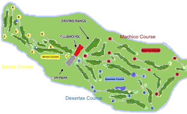 Santo da Serra golf course Machico Madeira Portugal